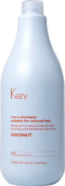 Шампунь для волос Kezy I am Coconut для окрашенных волос (1л)