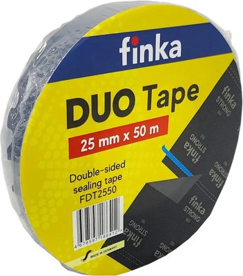 

Скотч двухсторонний, Duo Tape 25мм