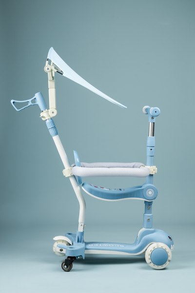 Самокат детский Ricos T-Rex JSCML603B (белый/голубой)