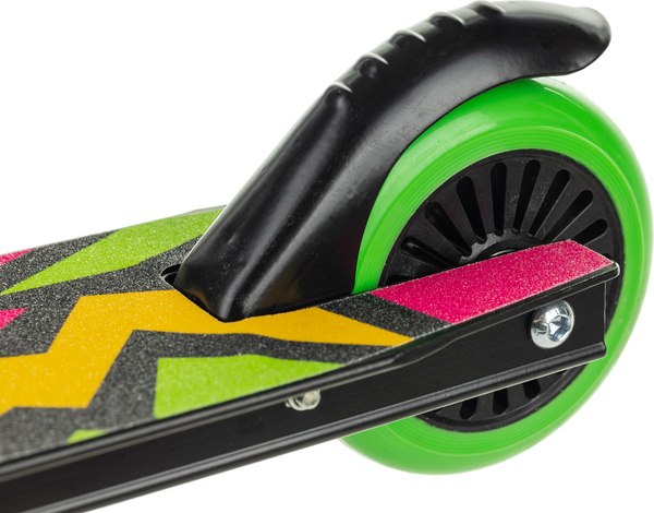 Самокат трюковый Ricos Zing JSCJ100S (черный/разноцветный)