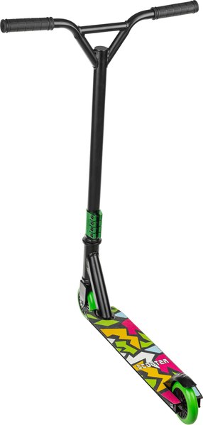 Самокат трюковый Ricos Zing JSCJ100S (черный/разноцветный)
