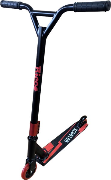 Самокат трюковый Ricos Zing JSCJ100S (черный/красный)