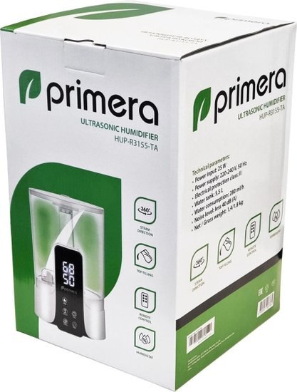 Ультразвуковой увлажнитель воздуха Primera HUP-R3155-TA