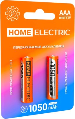 

Комплект аккумуляторов, ААА HR03 1050 mAh BP2