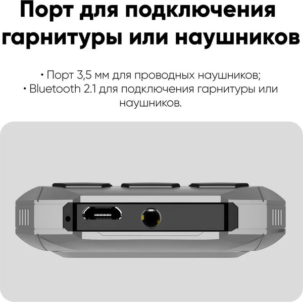 Мобильный телефон Inoi 300 Savanna (серый/черный)