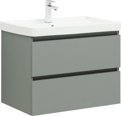 Тумба под умывальник Aquanet Вега 2.0 70 / 337960 (мисти грин) -