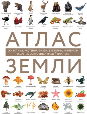 Энциклопедия Эксмо Атлас Земли. Животные, растения, грибы, бактерии, минералы (Михайлова Регина) -