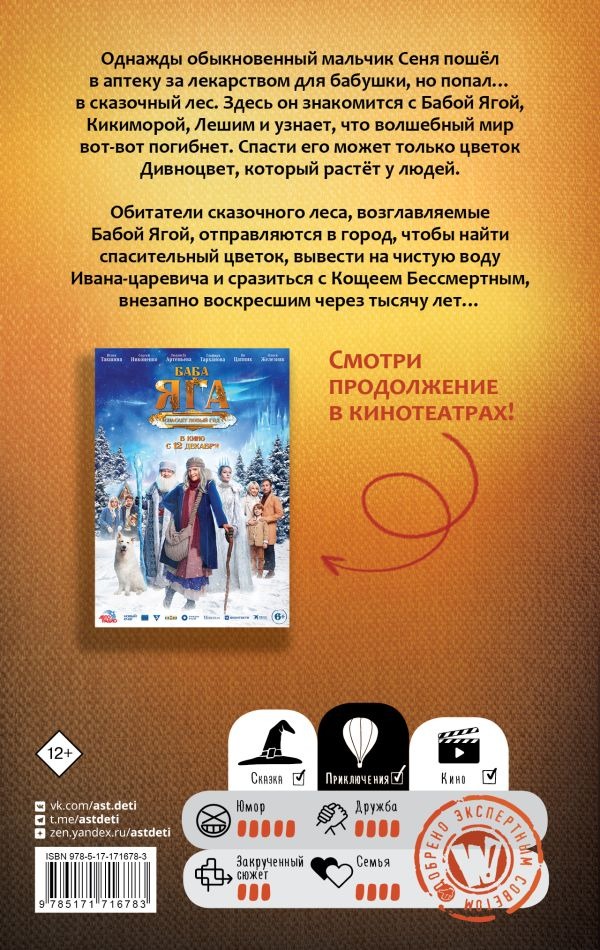 Художественная книга АСТ Баба Яга спасает мир, твердая обложка — фото 3