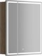 Шкаф с зеркалом для ванной Sancos Mirror MI70ECH (с LED подсветкой, дуб чарльстон) - 