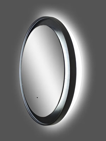 Купить Зеркало Континент Planet Black LED D600 в Барановичах