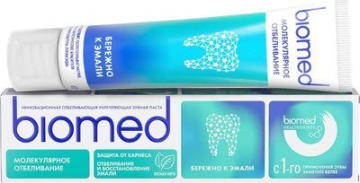 Зубная паста Biomed Healthy White Лесная мята (65г) - 