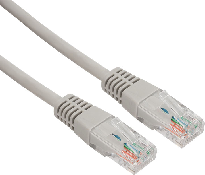 Кабель Rexant U/UTP CAT5E RJ45-RJ45 LSZH / 18-8006 (3м, серый) — фото 1