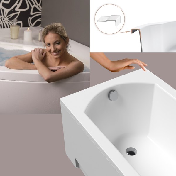 Купить Ванна акриловая Lauter Amelia 150х70 / 21204050 в Минске