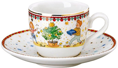 Чашка с блюдцем Hutschenreuther Christmas Lights / 02476-727474-14715 -
