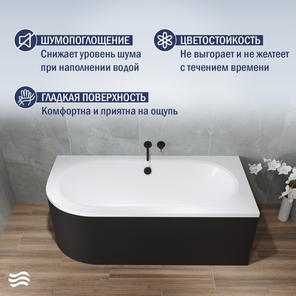 Купить Ванна акриловая Lauter Bliss 160х75  P / 21201062P  