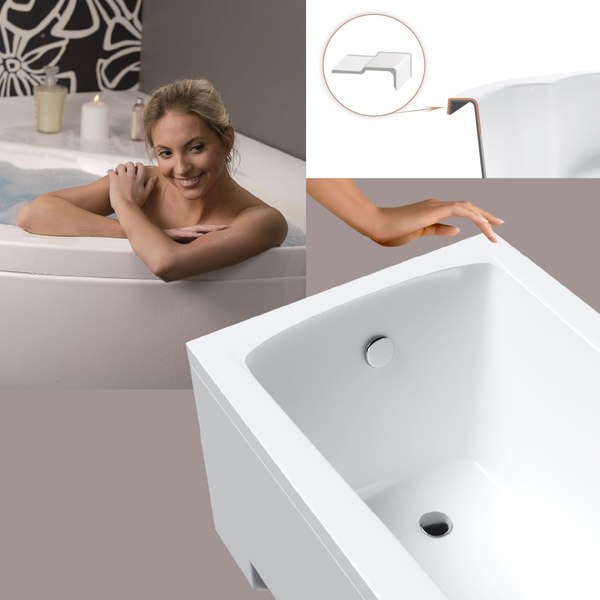 Купить Ванна акриловая Lauter Bianca 140х70 / 21207140 в Гродно