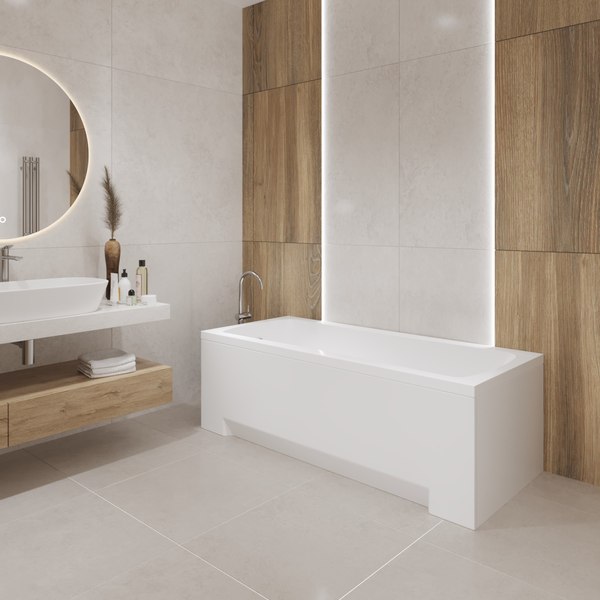 Купить Ванна акриловая Lauter Bianca 140х70 / 21207140 в Минске