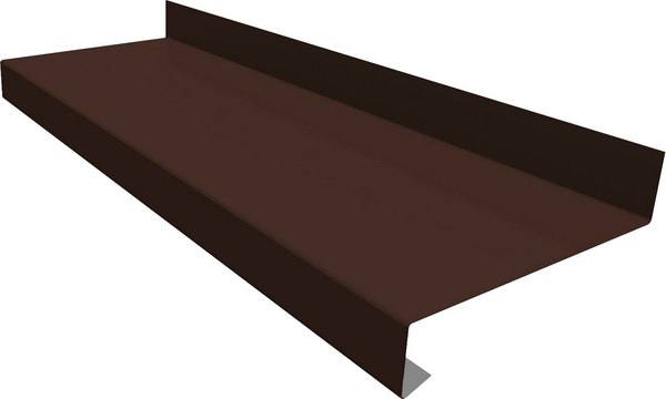 Отлив оконный Скайпрофиль 40x90x1500мм (RAL 8017 коричневый)