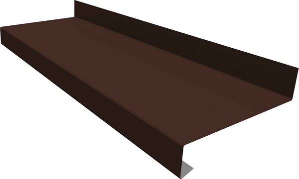 Отлив оконный Скайпрофиль 40x150x2000мм (RAL 8017 коричневый)