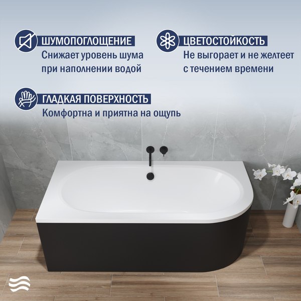 Купить Ванна акриловая Lauter Bliss 160х75 L /  21201061L  