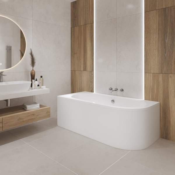 Купить Ванна акриловая Lauter Bliss 160х75 L /  21201061L  