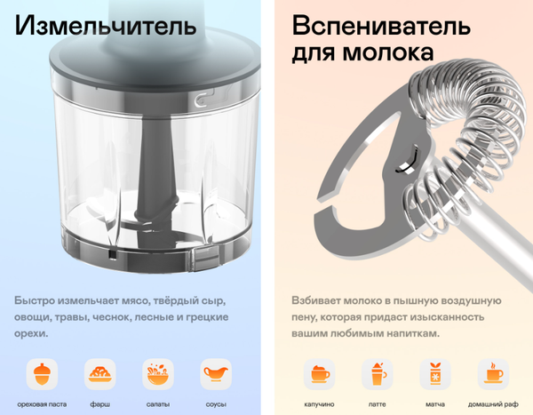 Блендер погружной Garlyn FreedomCook HB1
