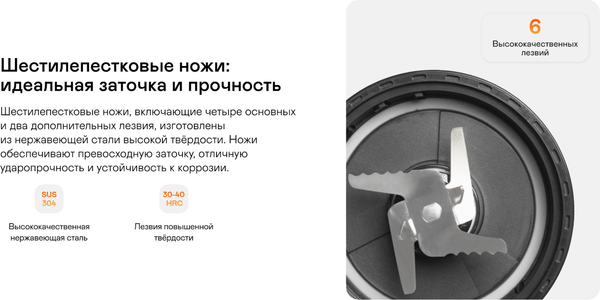 Блендер для смузи Garlyn FreedomCook SB1