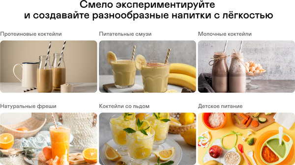 Блендер для смузи Garlyn FreedomCook SB1