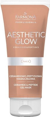 Маска для лица гелевая Farmona Professional Aesthetic Glow с керамидами и пептидами (200мл) - 