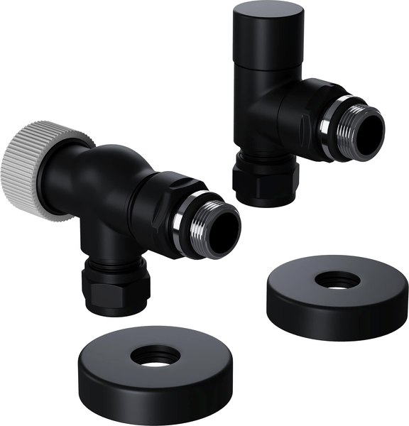 Комплект кранов для инженерного подключения Royal Thermo Design Pro 15мм М30x1.5