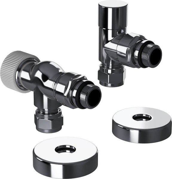 Комплект кранов для инженерного подключения Royal Thermo Design Pro 15мм М30x1.5