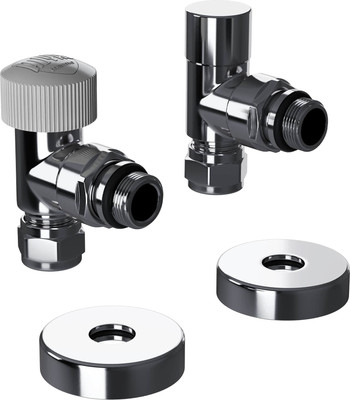 

Комплект кранов для инженерного подключения, Design Pro 15мм М30x1.5