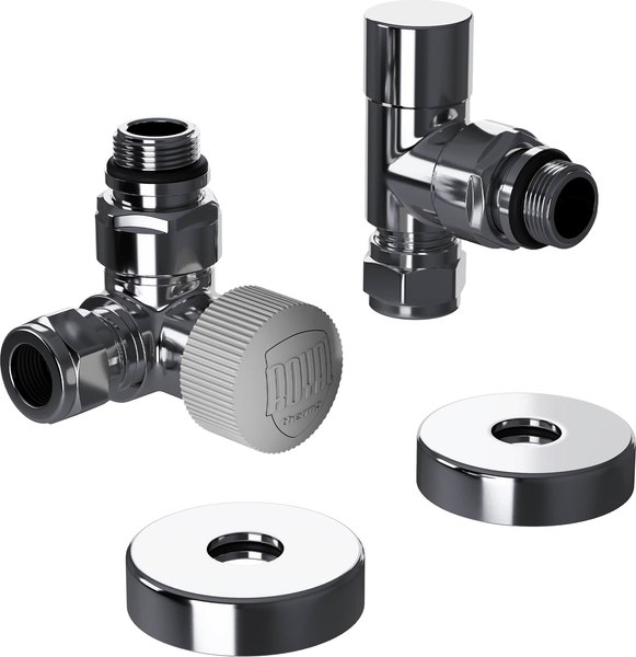 Комплект кранов для инженерного подключения Royal Thermo Design Pro 15мм М30x1.5