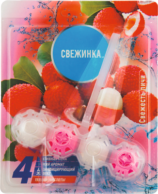 Чистящее средство для унитаза Свежинка Свежесть личи 4в1 (50г) - 