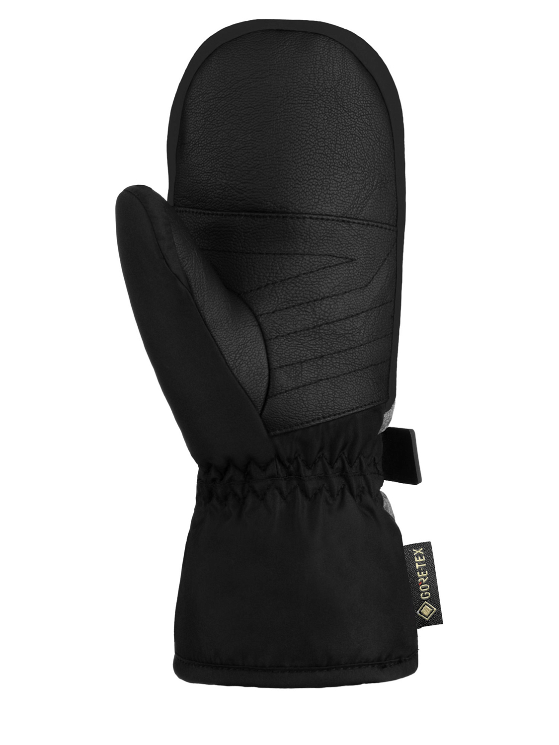 Варежки лыжные Reusch Flash Gore-Tex Junior / 6261605-7695 (р.5, Black/Black Mellange/Cabbage) — фото 2
