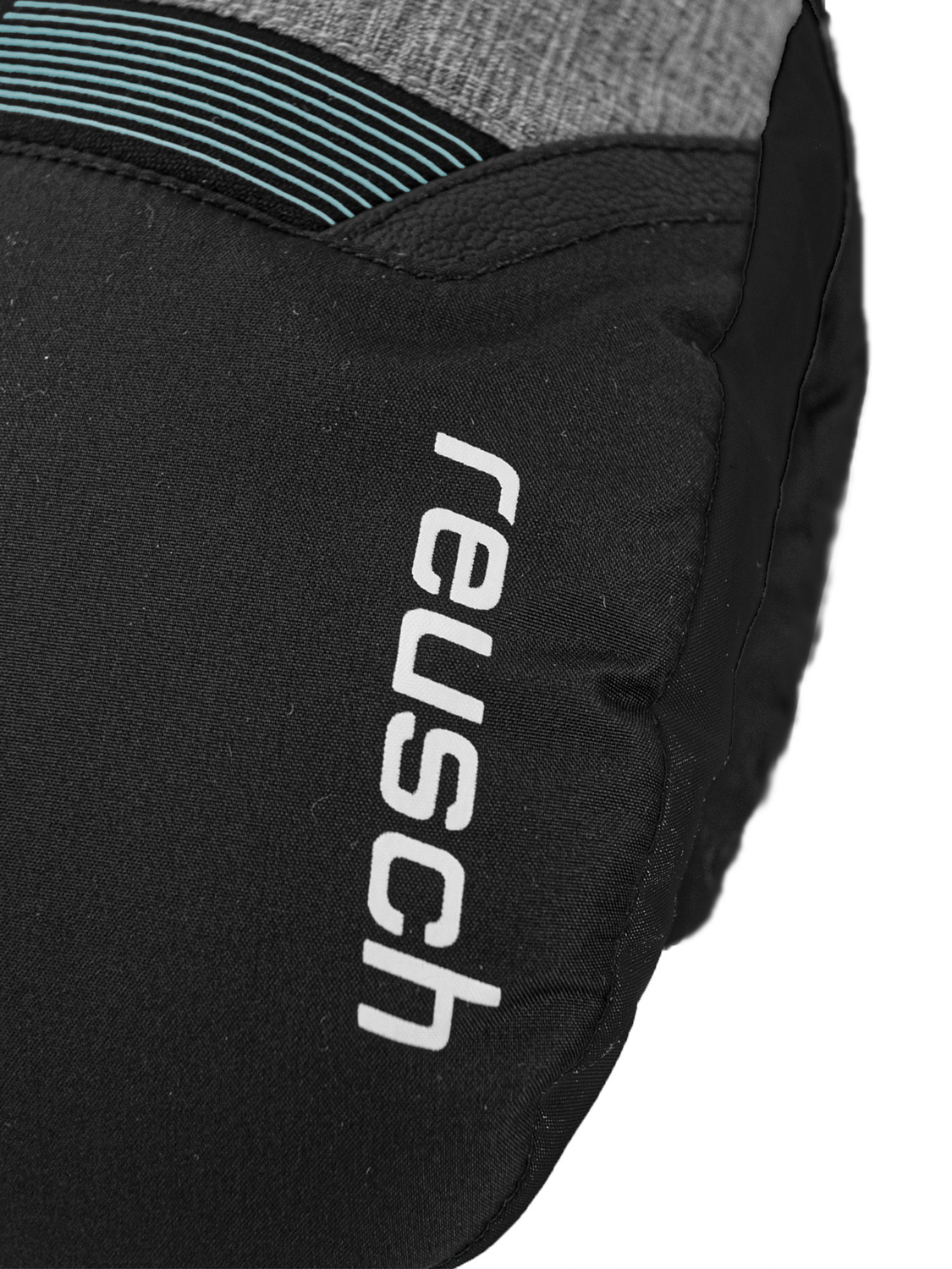Варежки лыжные Reusch Flash Gore-Tex Junior / 6261605-7695 (р.5, Black/Black Mellange/Cabbage) — фото 6