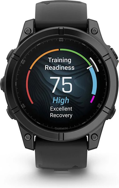 Умные часы Garmin Fenix E Amoled 47mm / 010-03025-01 (темно-серый/черный)
