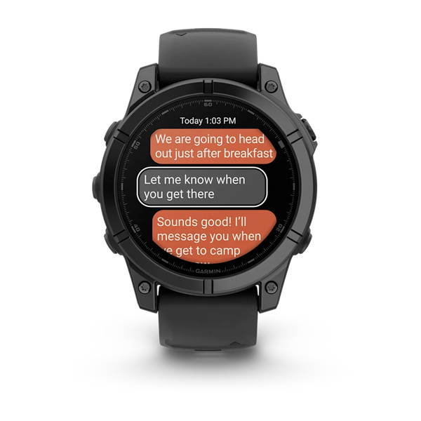 Умные часы Garmin Fenix E Amoled 47mm / 010-03025-01 (темно-серый/черный)