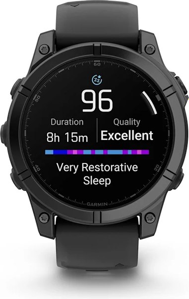Умные часы Garmin Fenix E Amoled 47mm / 010-03025-01 (темно-серый/черный)