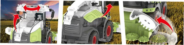 Комбайн игрушечный Ausini С прицепом / 550-6C