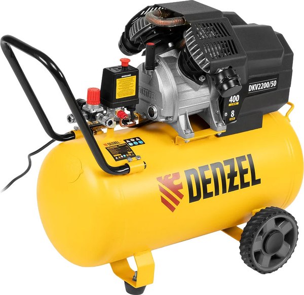 Воздушный компрессор Denzel DKV2200/50 Х-PRO / 58083
