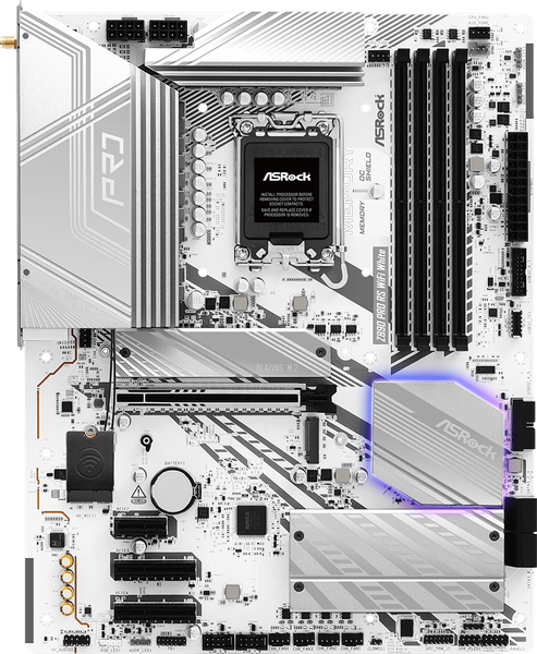 Материнская плата AsRock Z890 Pro RS WiFi White