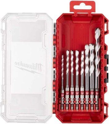 Набор сверл Milwaukee HEX Shockwave / 4932493871 (8шт) - 