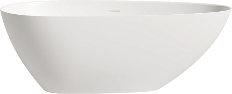 Ванна из искусственного камня Salini Paola 160x80 / 1015103G (S-Sense, белый глянцевый)