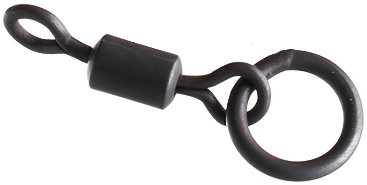 Набор вертлюгов рыболовных Flagman Fishing Flat Feeder Rings Swivels №4 / 6457-004 (5шт)