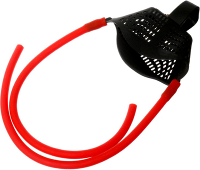 Корзина для рогатки рыболовной Flagman Fishing Strong Elastic With Pounch STRCSSR (красный) - 