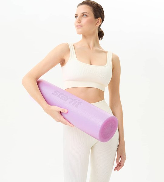 Валик для фитнеса Starfit FA-501 (розовый пастель)