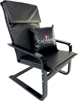 Кресло-качалка Calviano Soft 1 (черный PU) - 