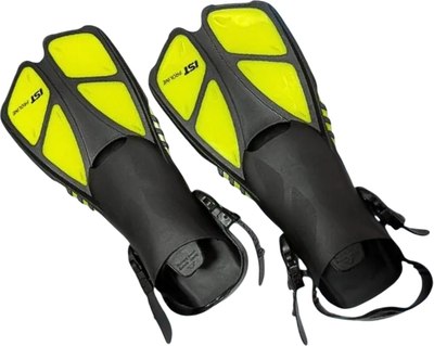 Ласты IST Sports FKJ-27 (NY-L/XL, черный/желтый) - 