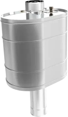 

Бак на трубе, 50л ф115 AISI 430/0.5мм